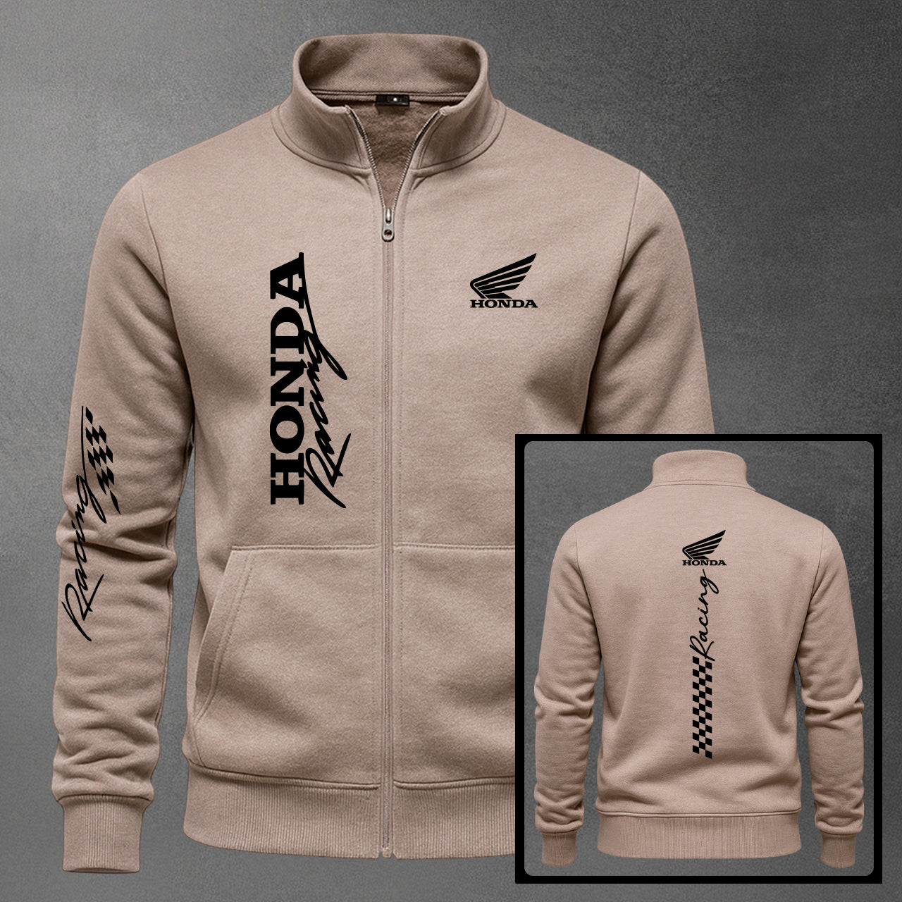 Buzo Cuello Alto Moto Honda Estampado