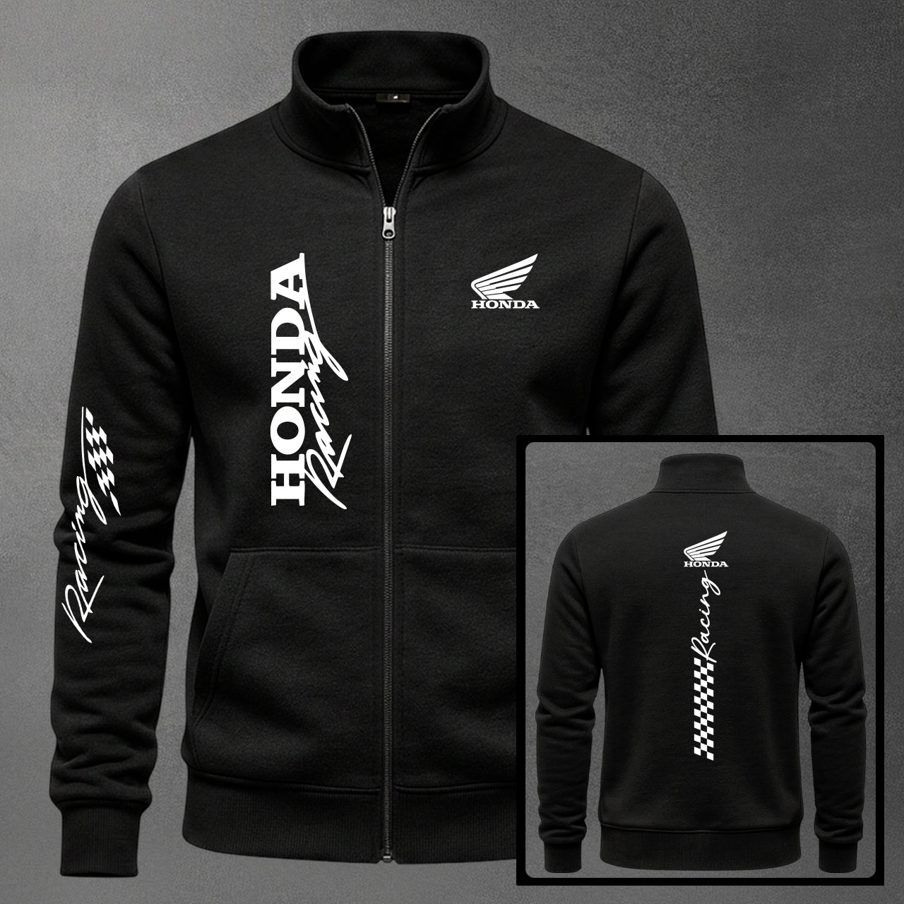 Buzo Cuello Alto Moto Honda Estampado