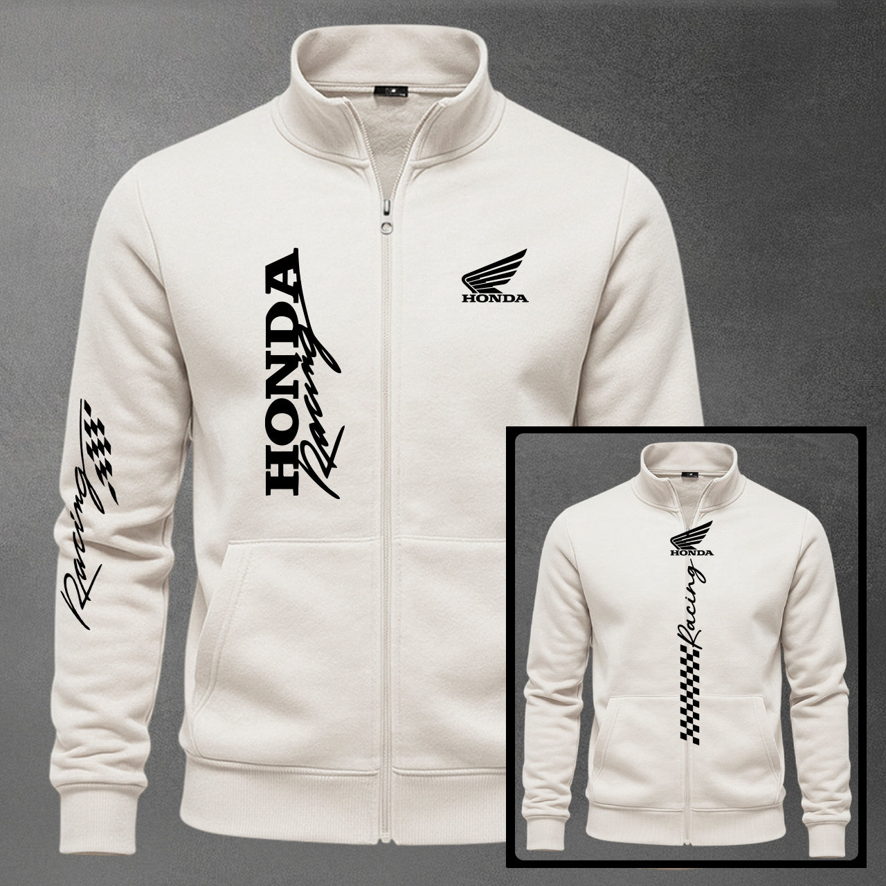 Buzo Cuello Alto Moto Honda Estampado