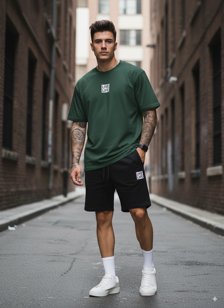 Camisas Pantalonetas Oversize LIVE LIFE