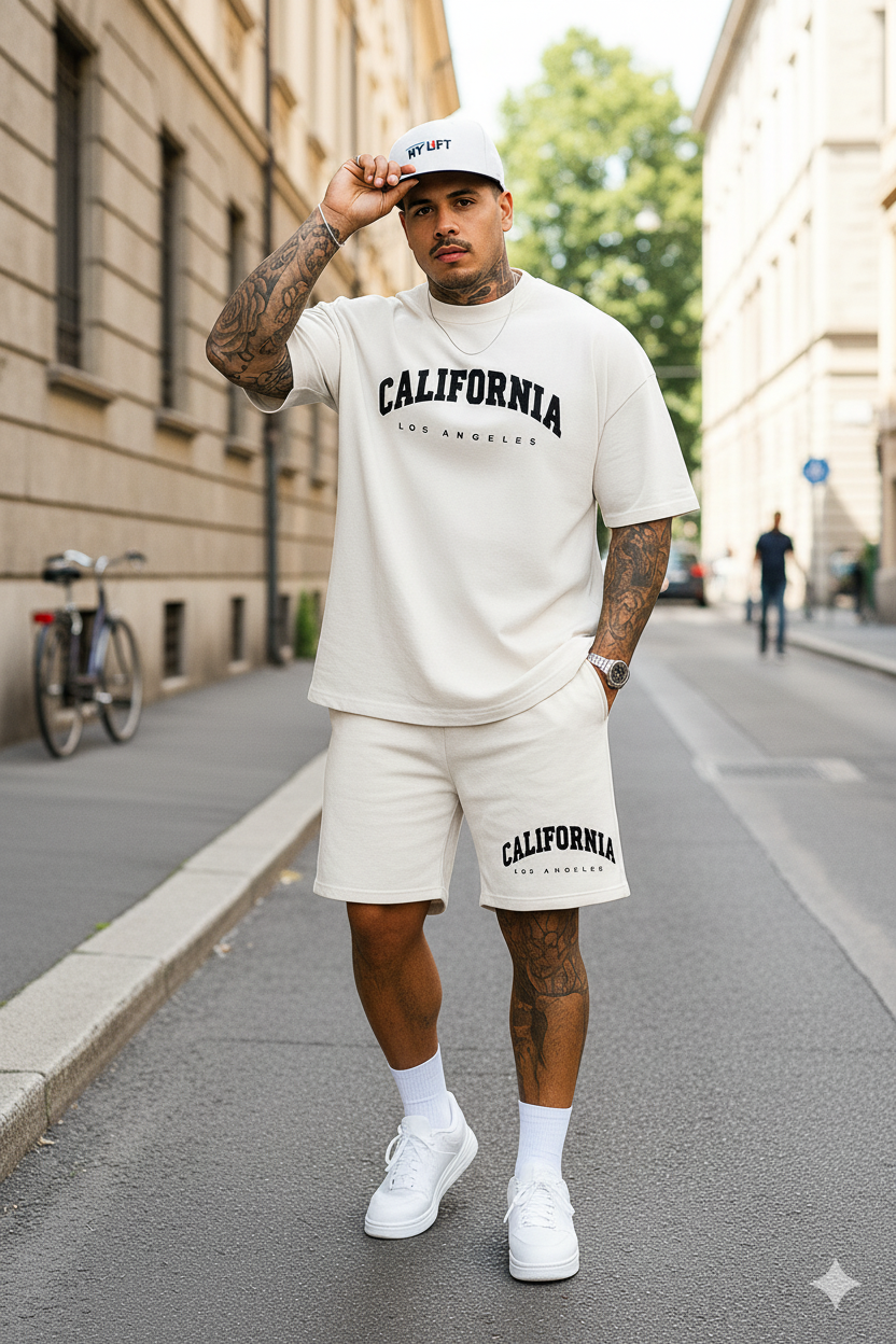 Camisas Pantalonetas Oversize california