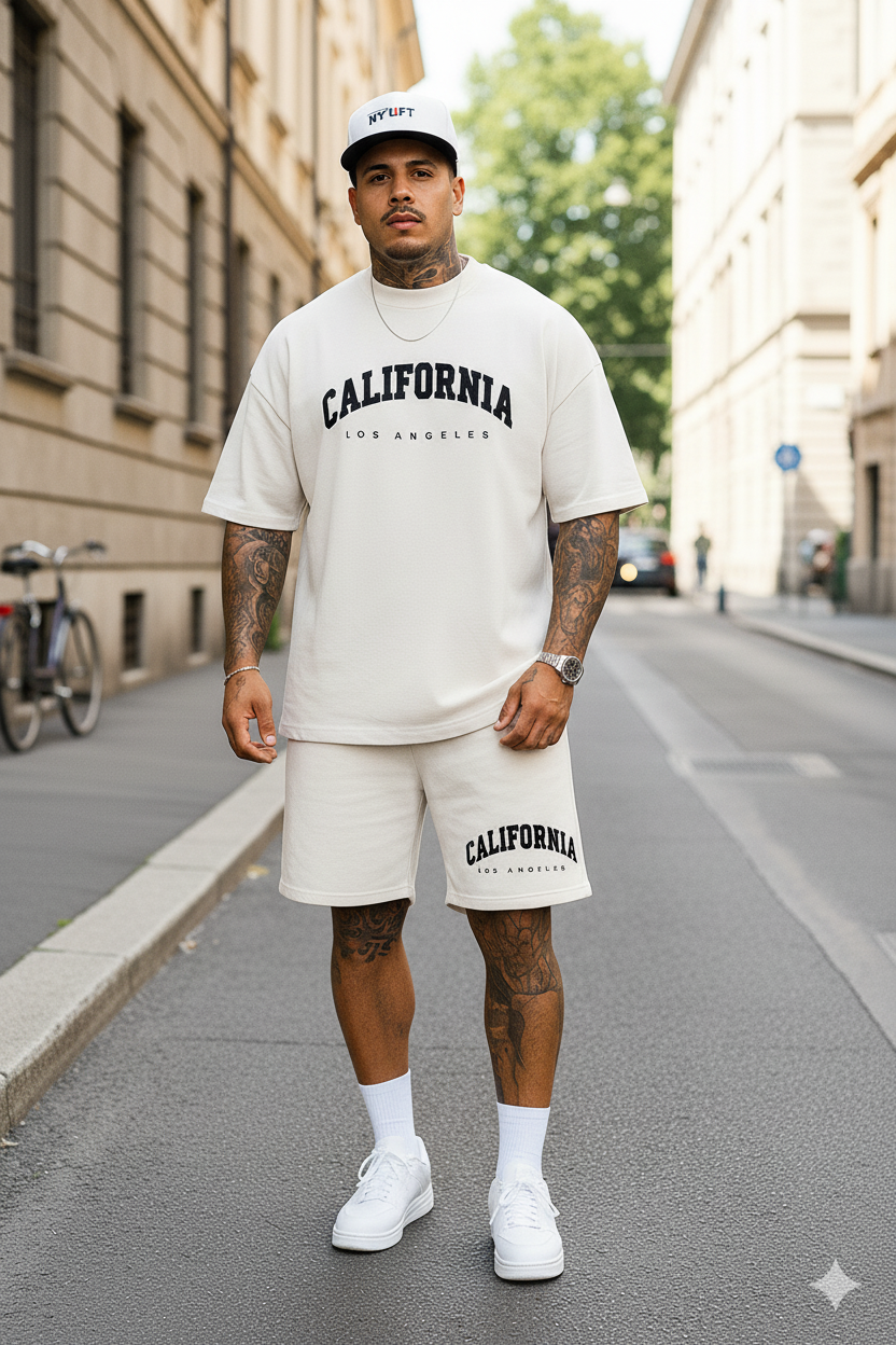 Camisas Pantalonetas Oversize california