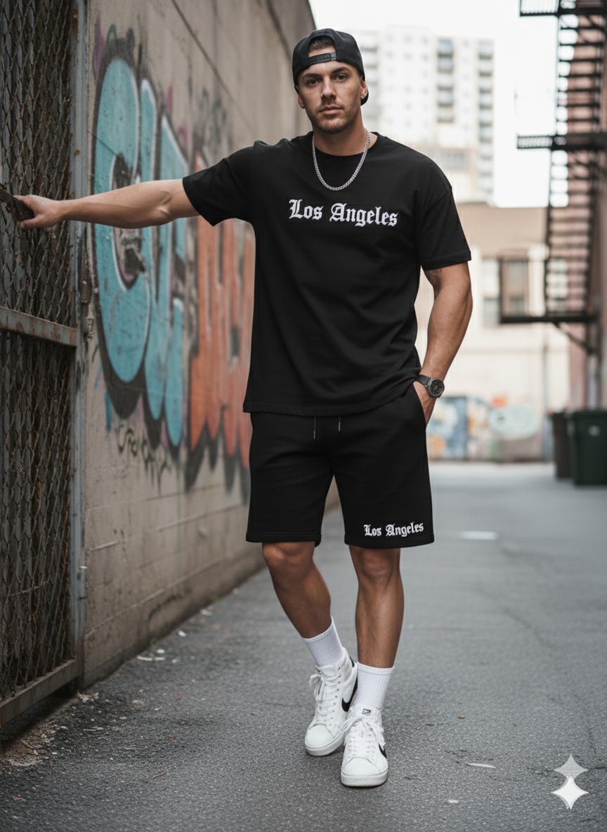 Camisas Pantalonetas Oversize los ángeles