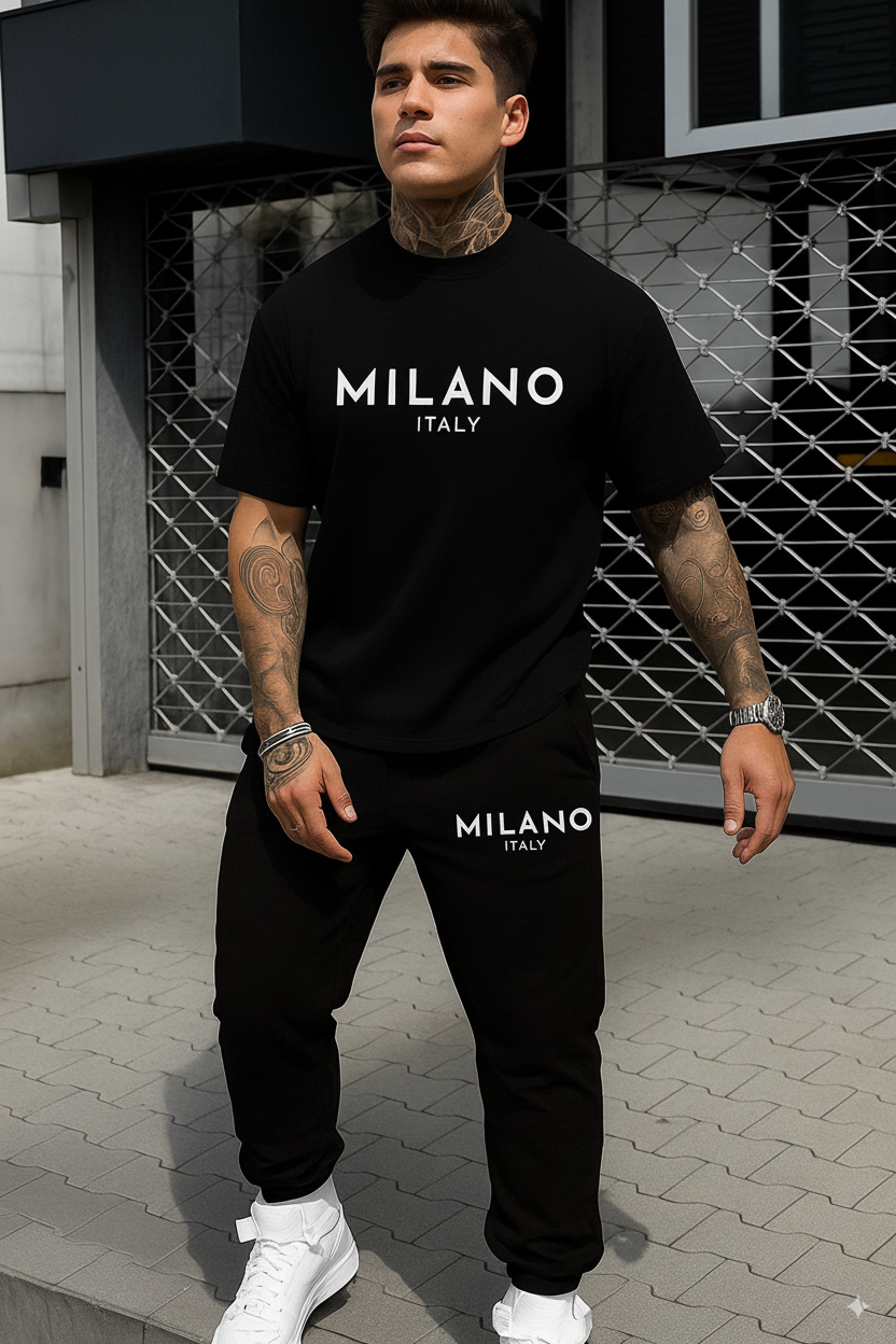 Camiseta Oversize Sudadera Negra