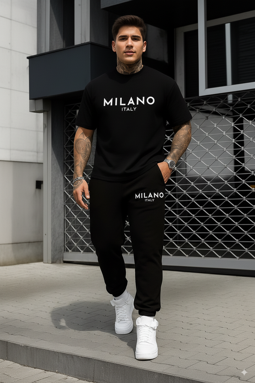 Camiseta Oversize Sudadera Negra