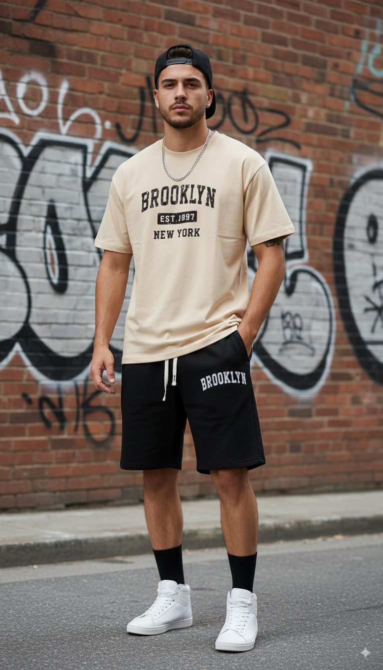 Camiseta Pantalonetas Oversize BROOKLYN