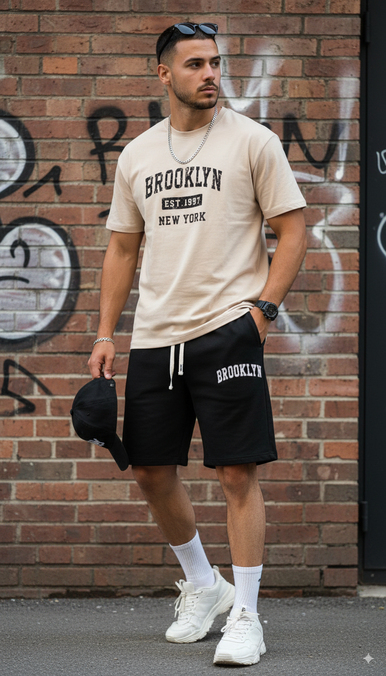 Camiseta Pantalonetas Oversize BROOKLYN