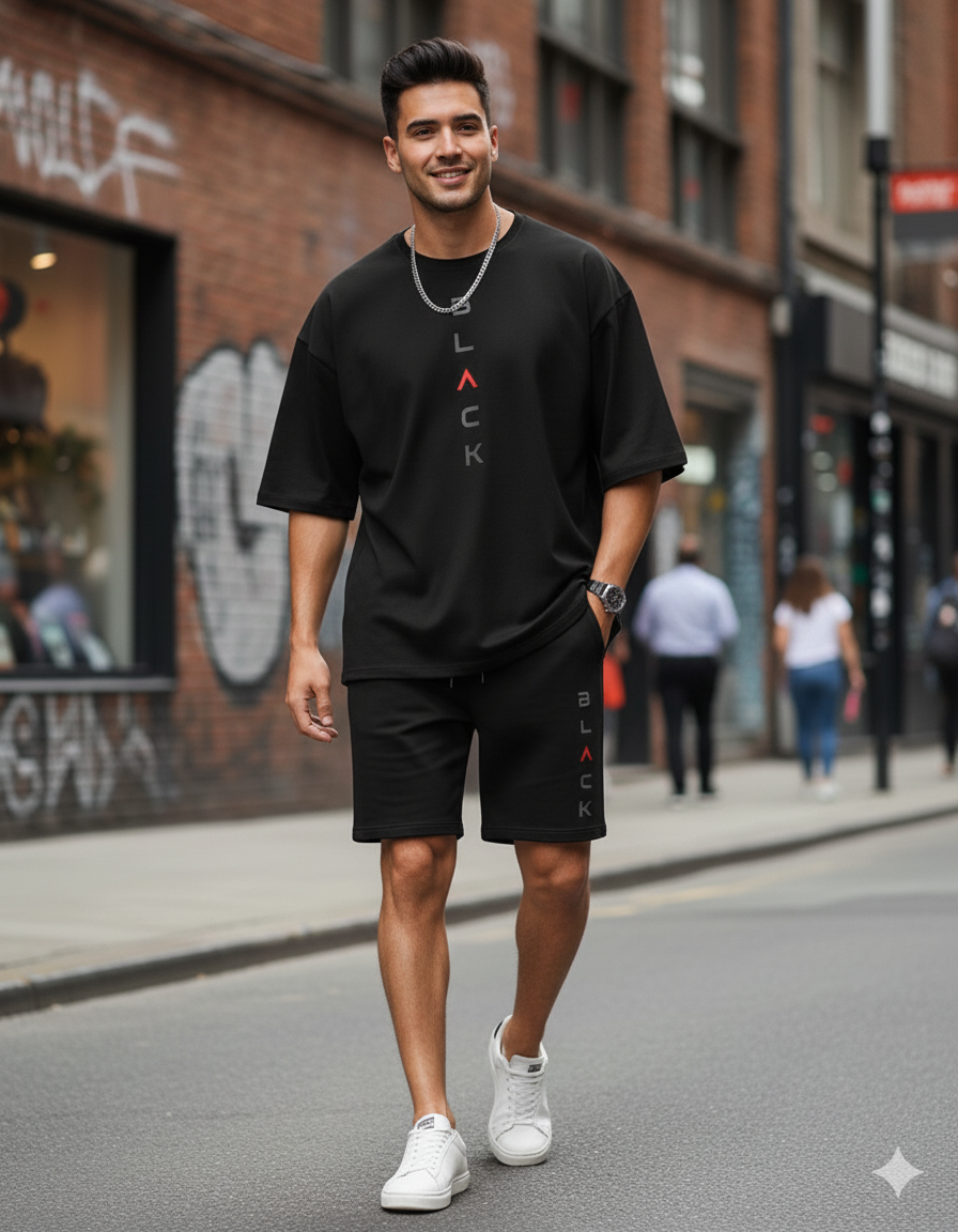 Camiseta Pantalonetas Oversize N01