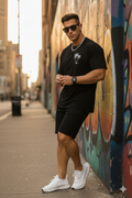 Camiseta Pantalonetas Oversize NEGRA