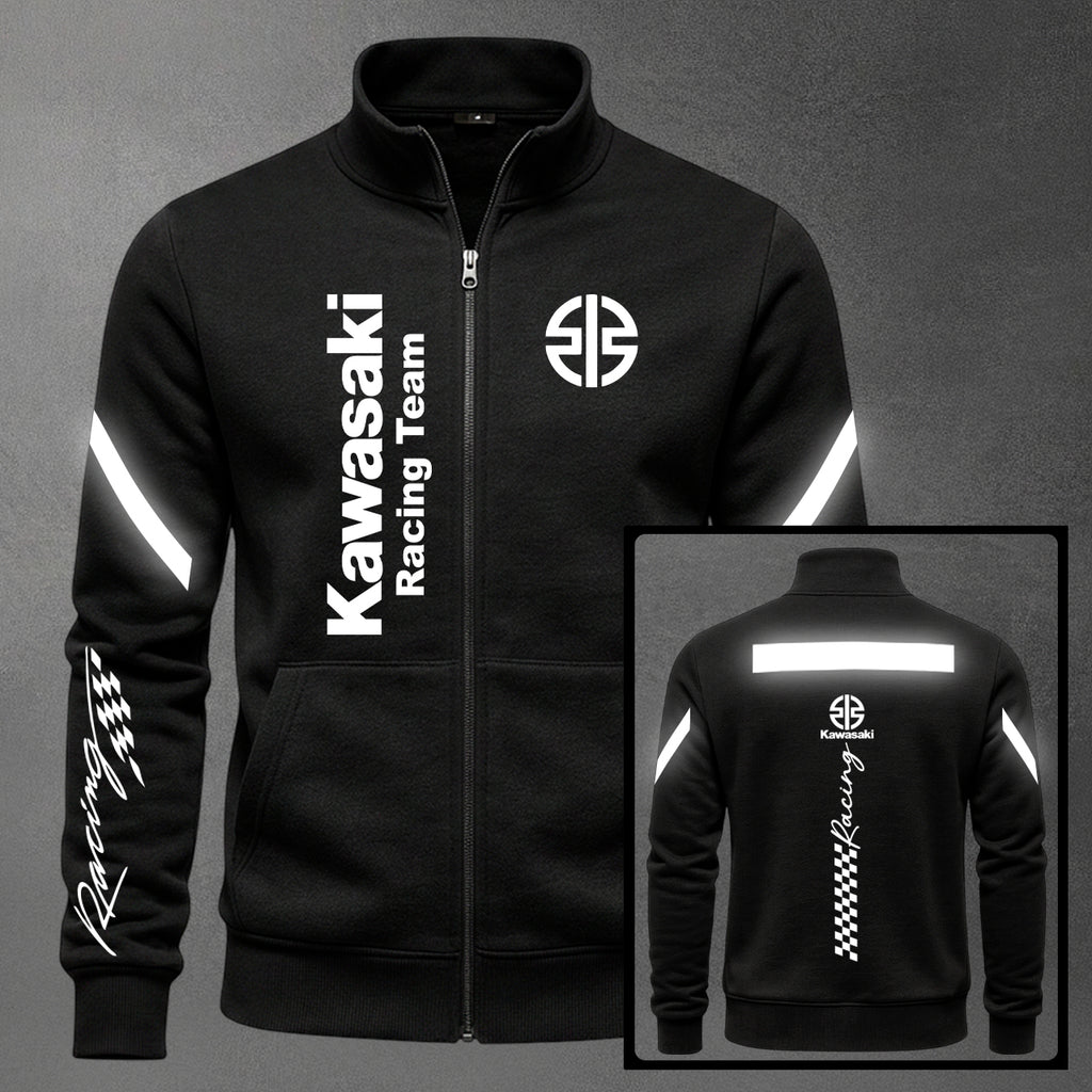 Kawasaki Reflectivo Estampado Cuello Alt