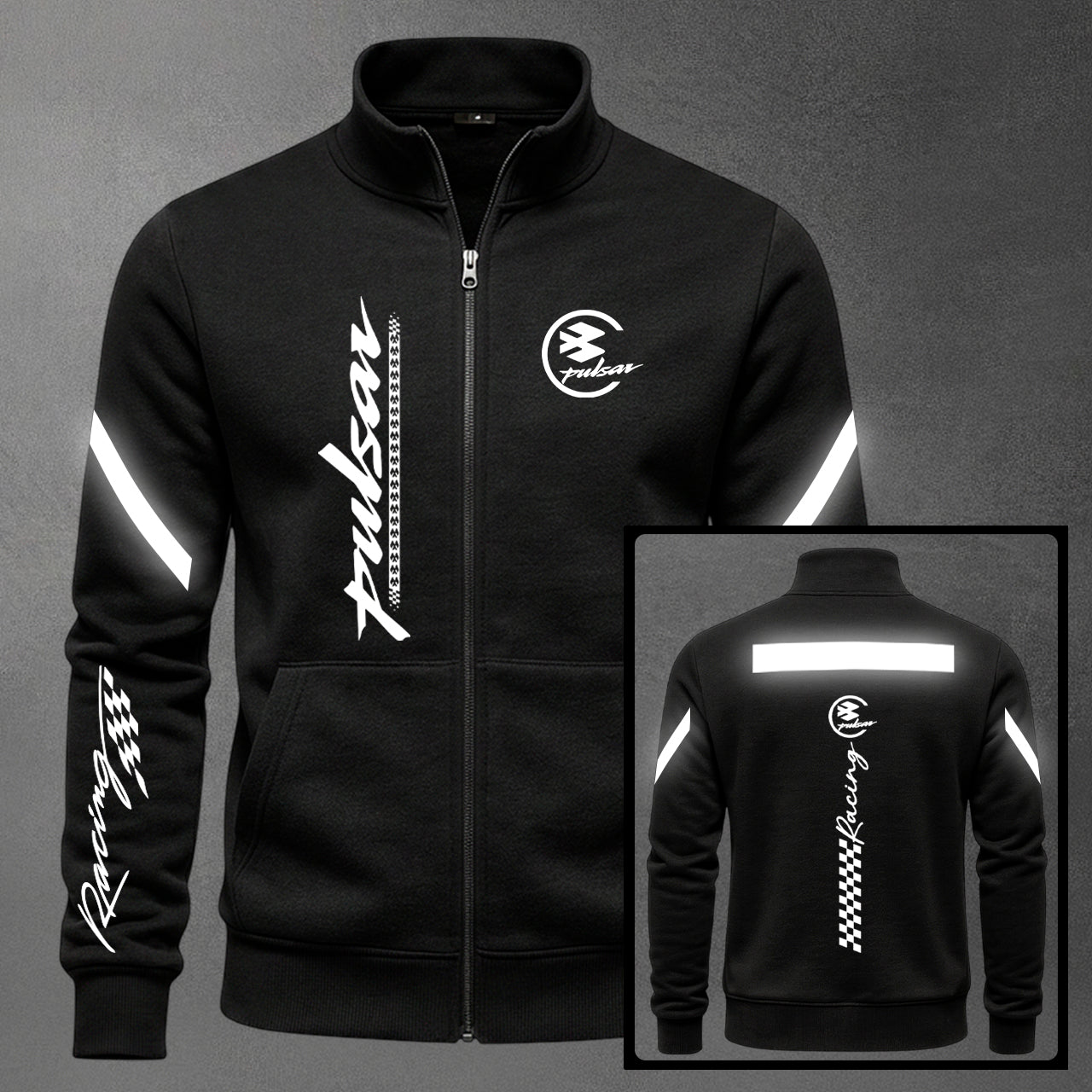 Pulsar Reflectivo Estampado Cuello Alto