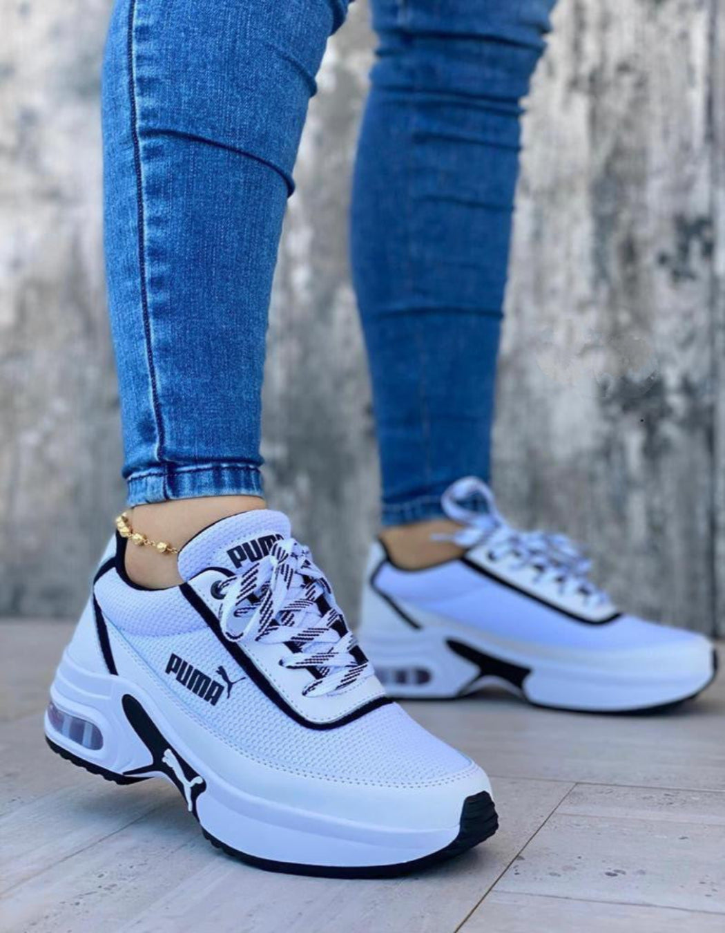 Puma Blanco Plataforma