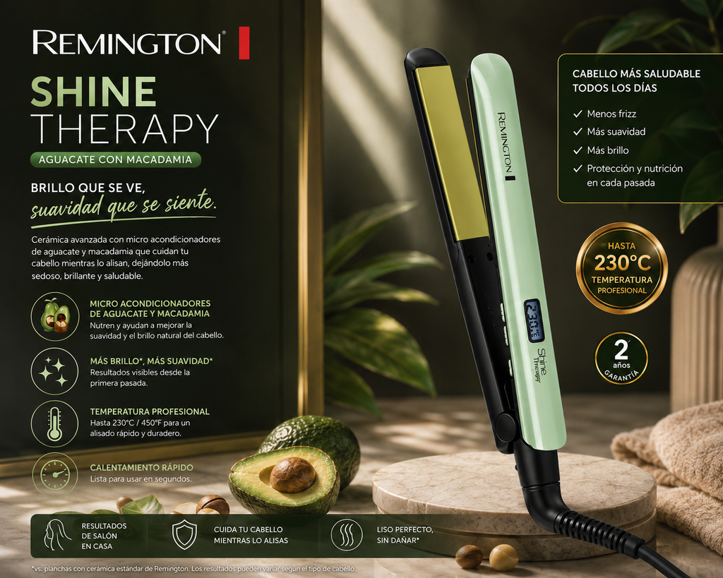 Plancha Remington Aguacate