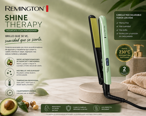 Plancha Remington Aguacate