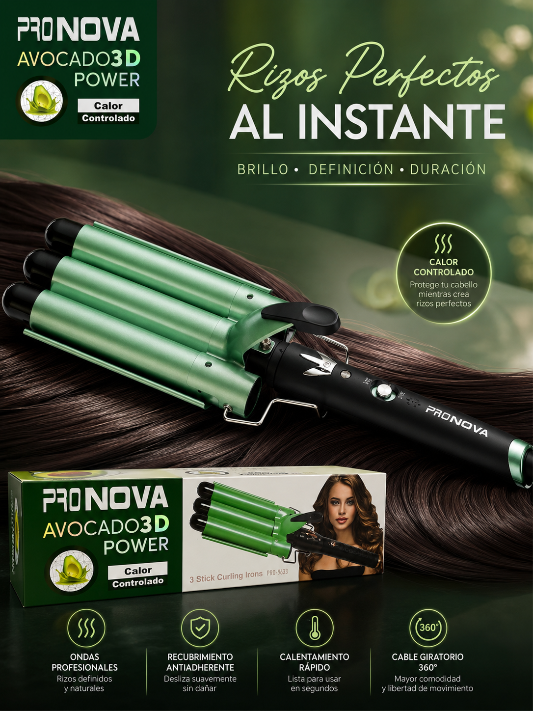 Ondulador De Sirena Aguacate